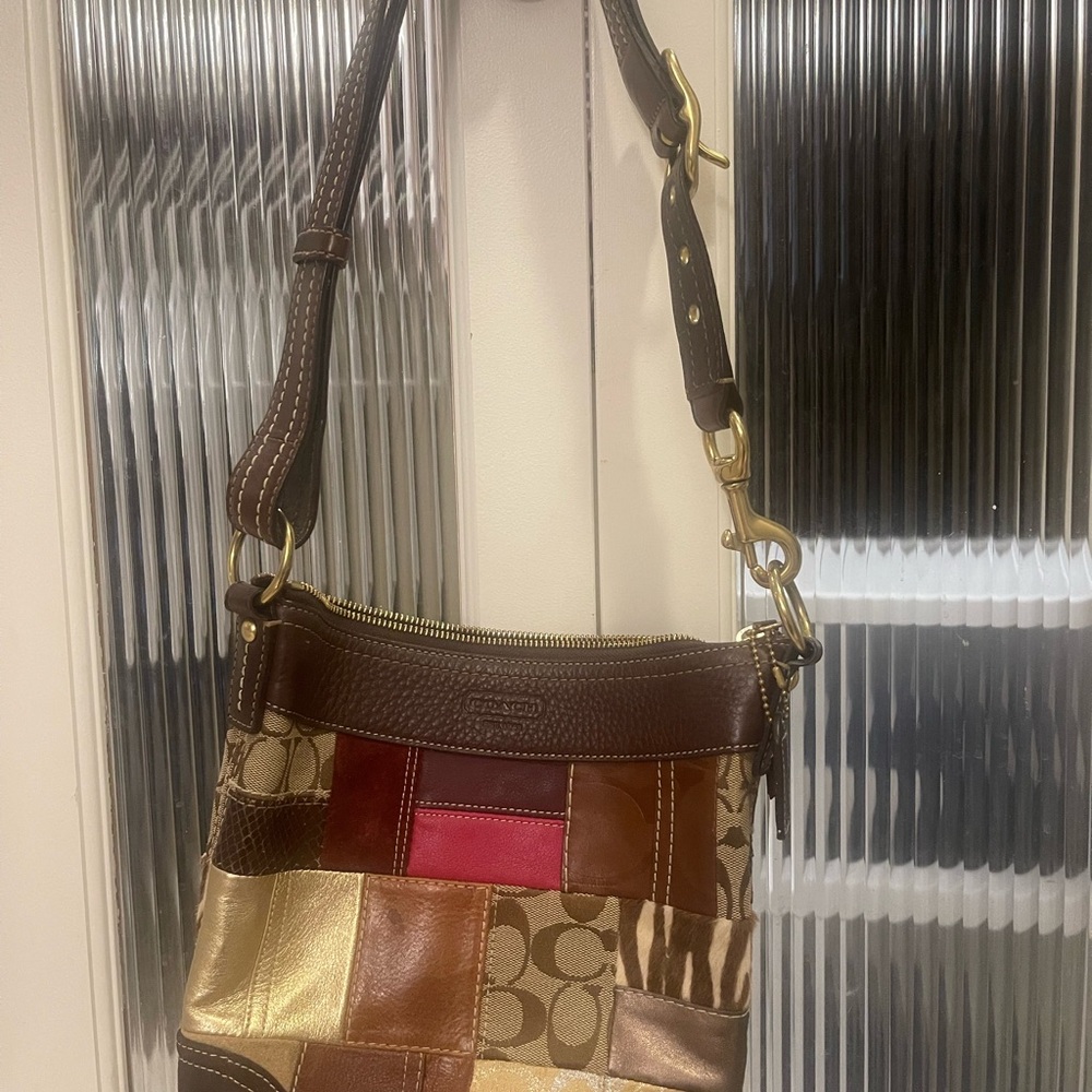 COACH Patchwork Shoulder Bag